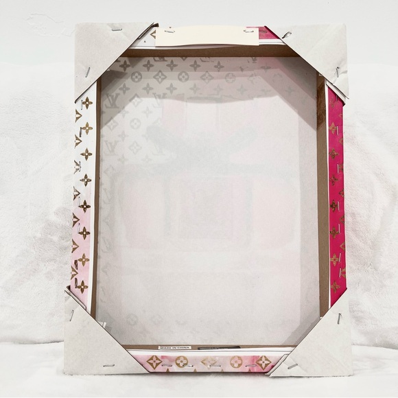 Design District Designer Perfume Wall Art With Gold Glitter NWT - Picture 2 of 4